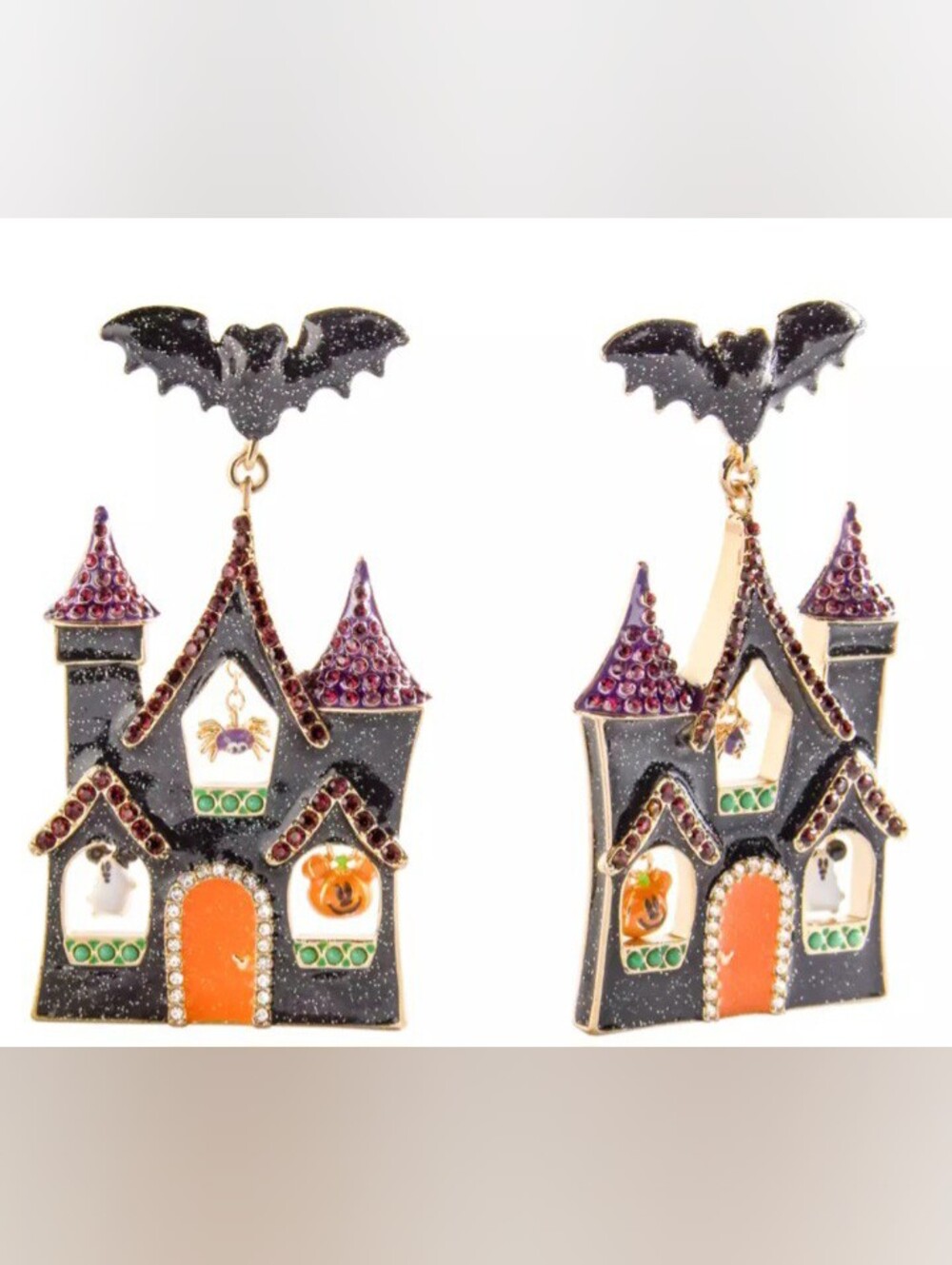 Disney X Baublebar Mickey Mouse Ghost Haunted House Earrings – Exclusive NWT